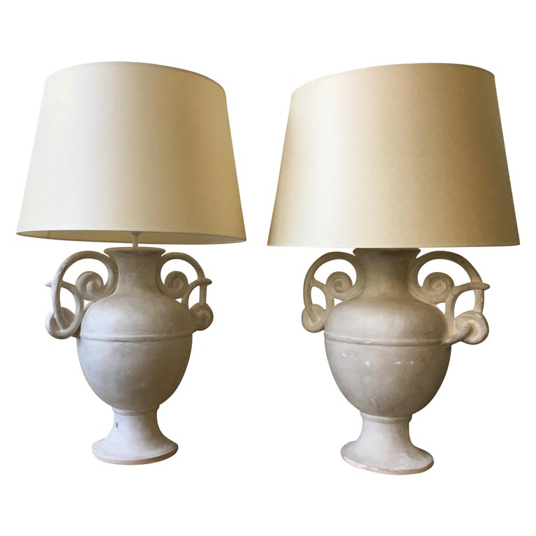 Lamps attributed to Michael Taylor, 1970, offered by Galerie Klismos