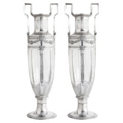 Used Big Pair of vases Orivit , German, Style: Jugendstil, Art Nouveau, Liberty, 1895