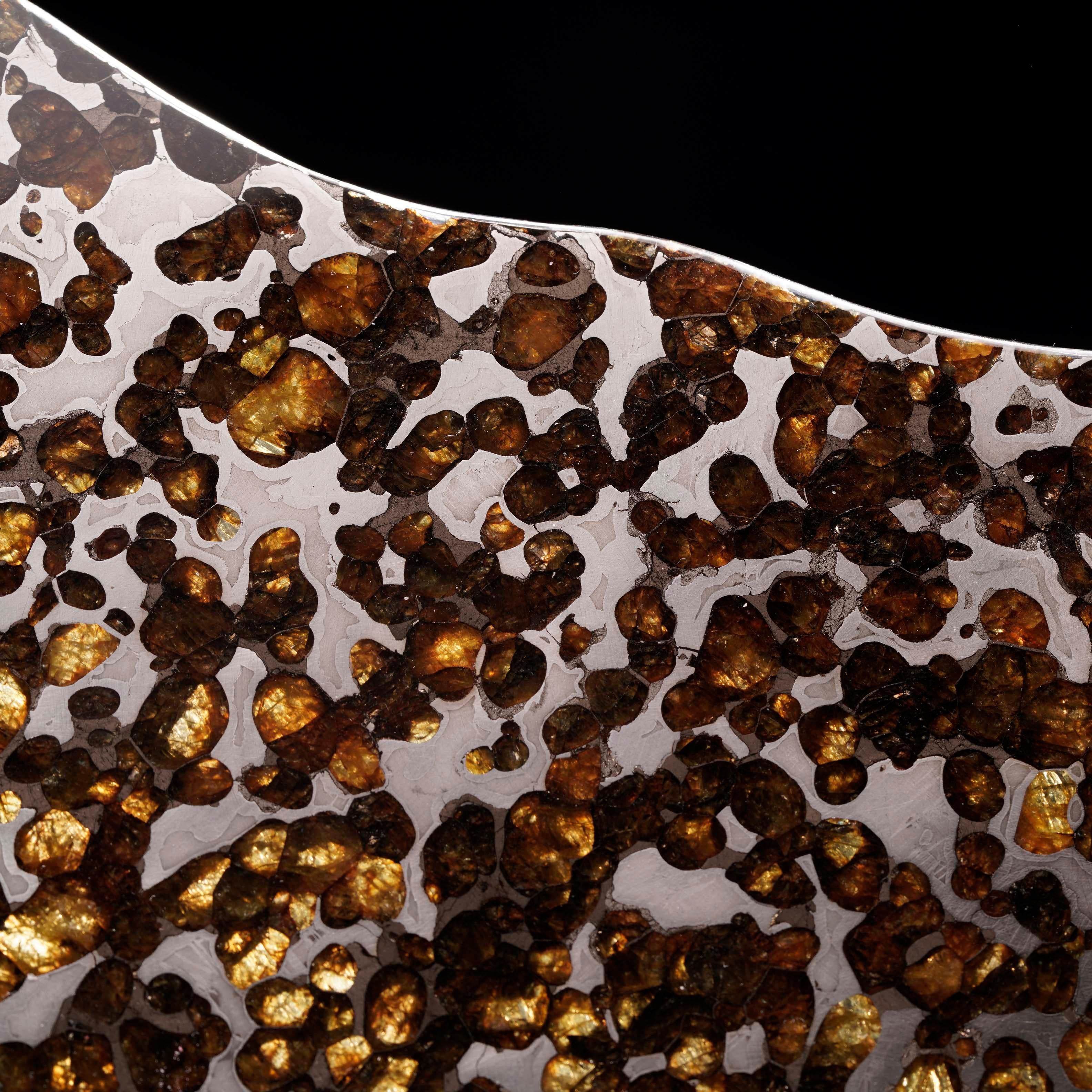 Big Pallasite Meteorite Slice In New Condition In New York, NY