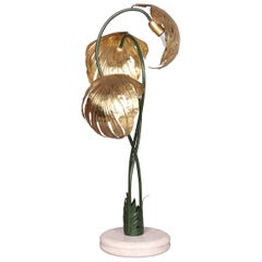 Big Palm Table Lamp