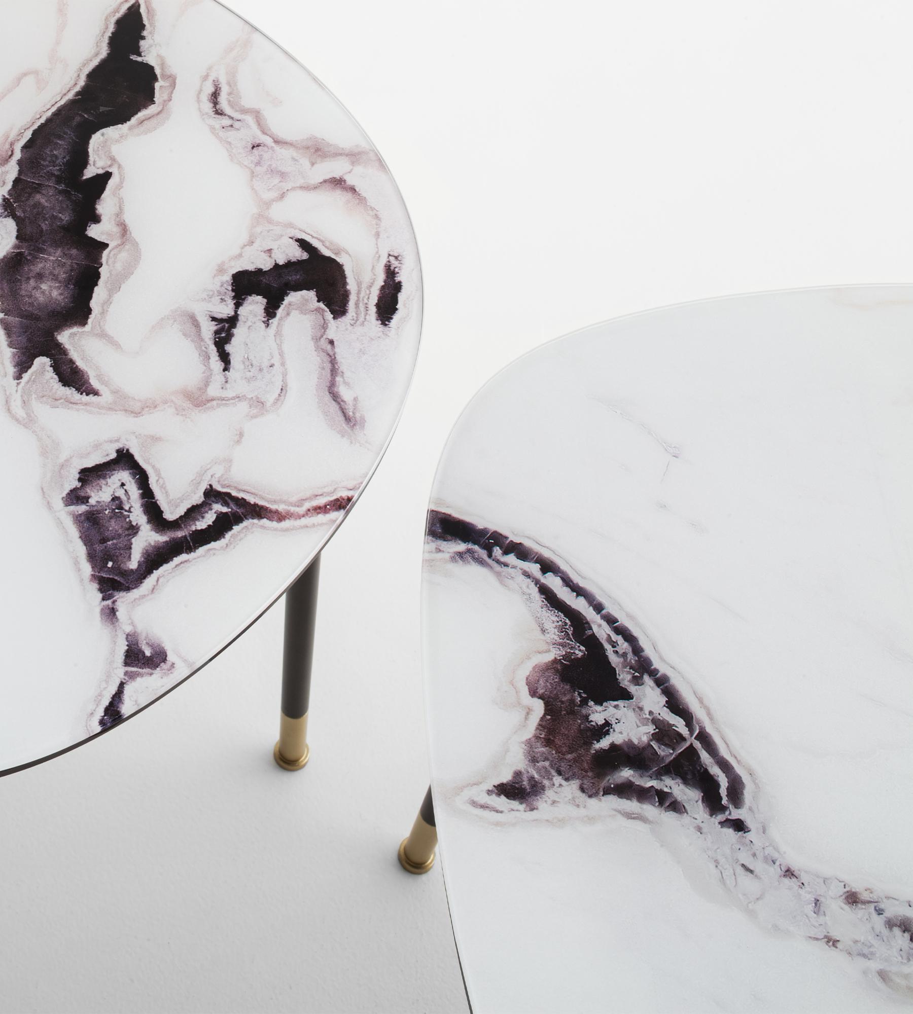 Italian Big Pebble Coffee Table by Morica Design For Sale