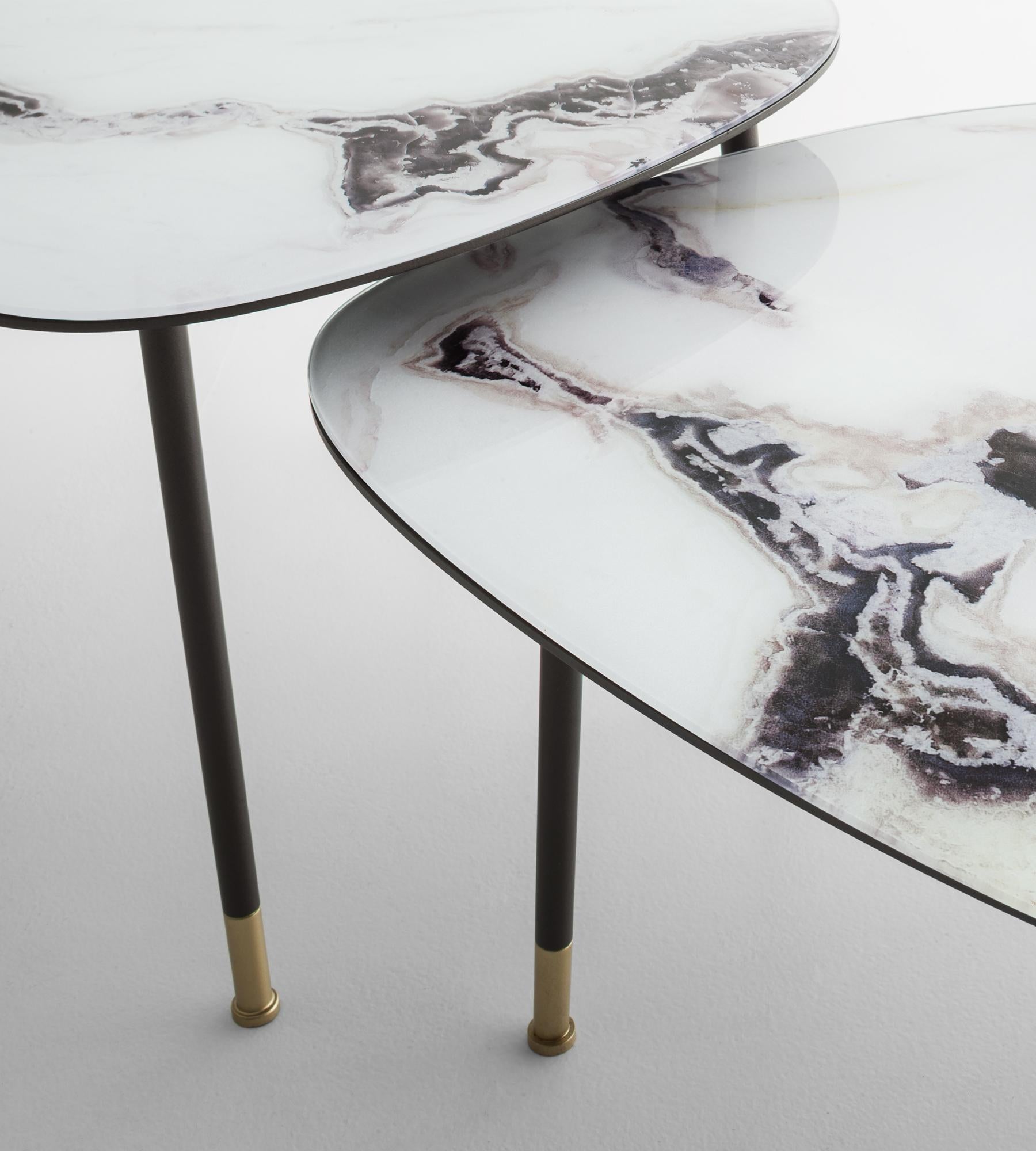 Contemporary Big Pebble Coffee Table by Morica Design For Sale