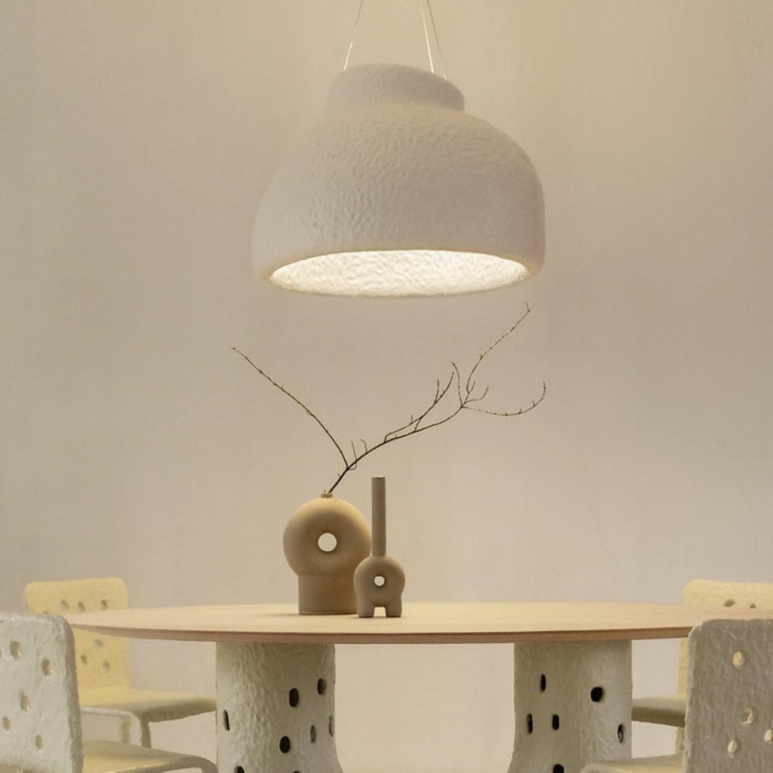 Clay Big Pendant Lamp by Faina For Sale