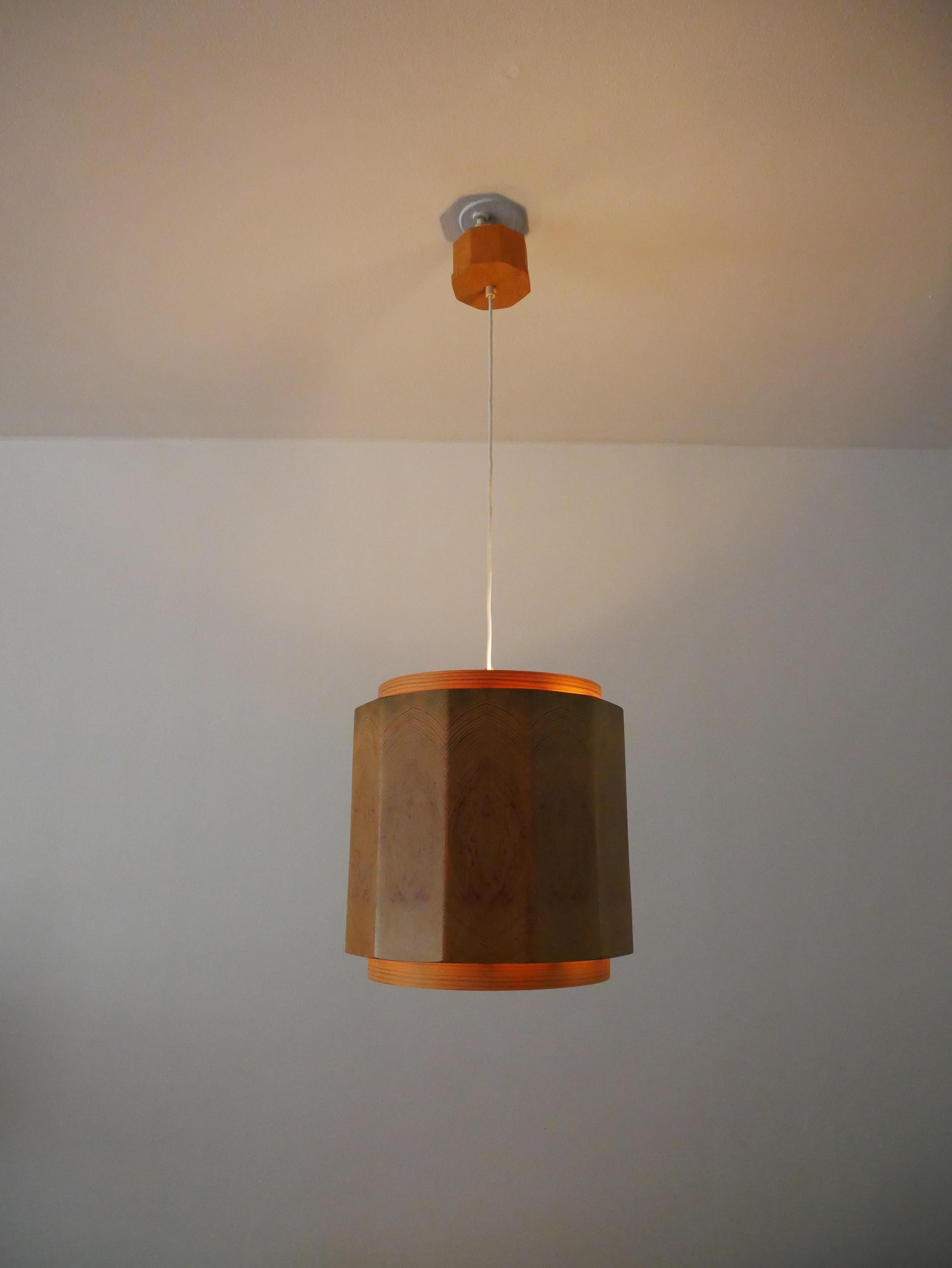 Big pendent Lamp by Leif Wikner 1960s For Sale 3