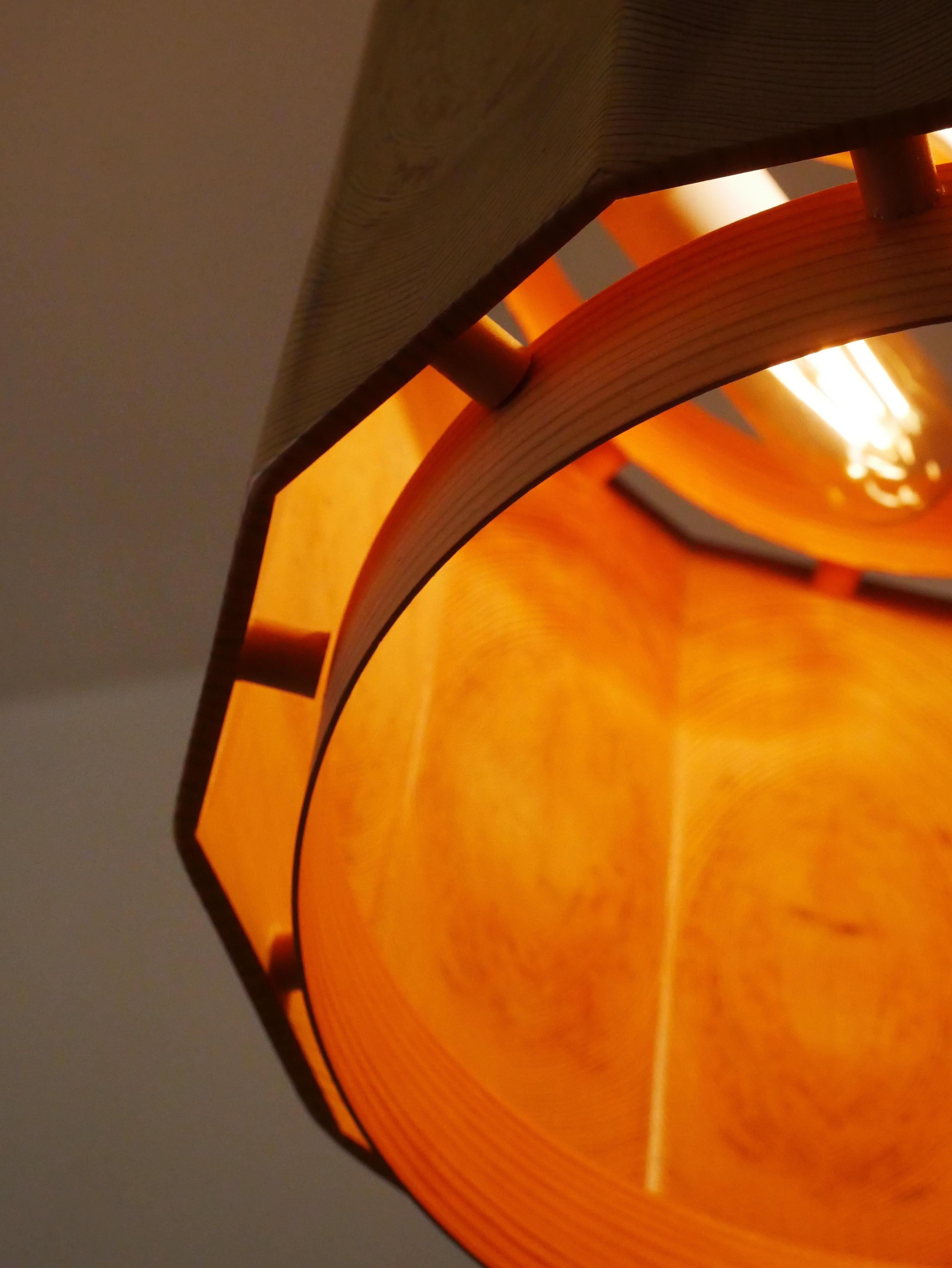 Suédois Grande lampe à pendentif de Leif Wikner des années 1960 en vente