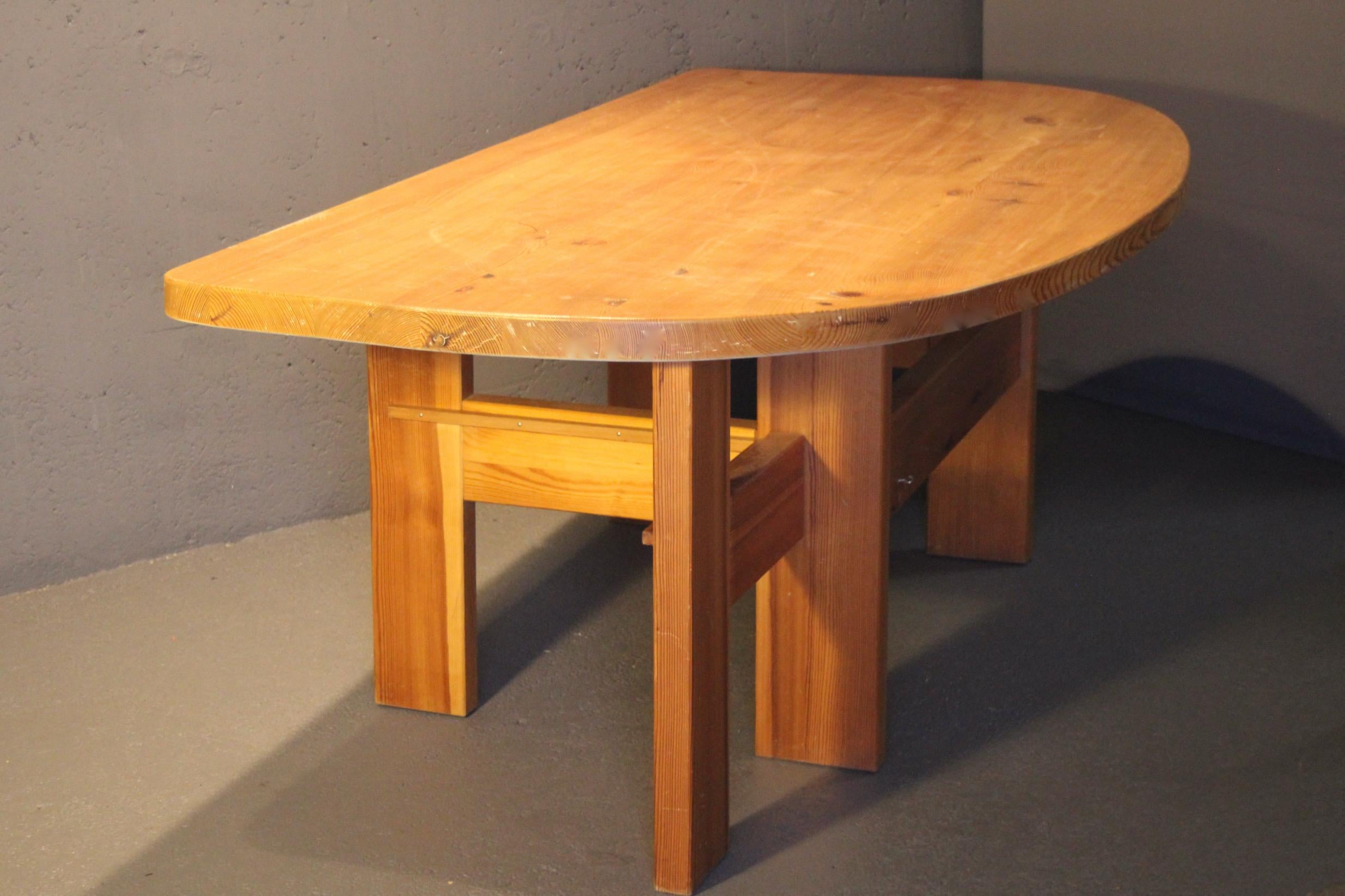 Bigli Kiefer Schreibtisch mit 2 Korpus im Zustand „Gut“ im Angebot in grand Lancy, CH