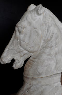 Big Plaster Sculpture of Phidias Horse, France