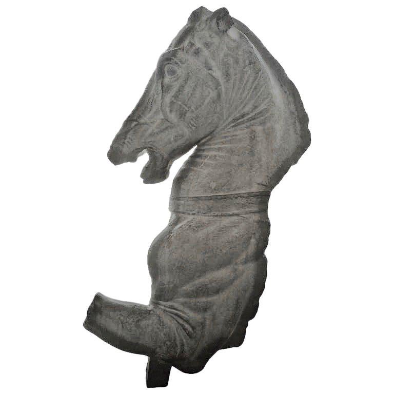 Big Plaster Sculpture of Phidias Horse, France For Sale