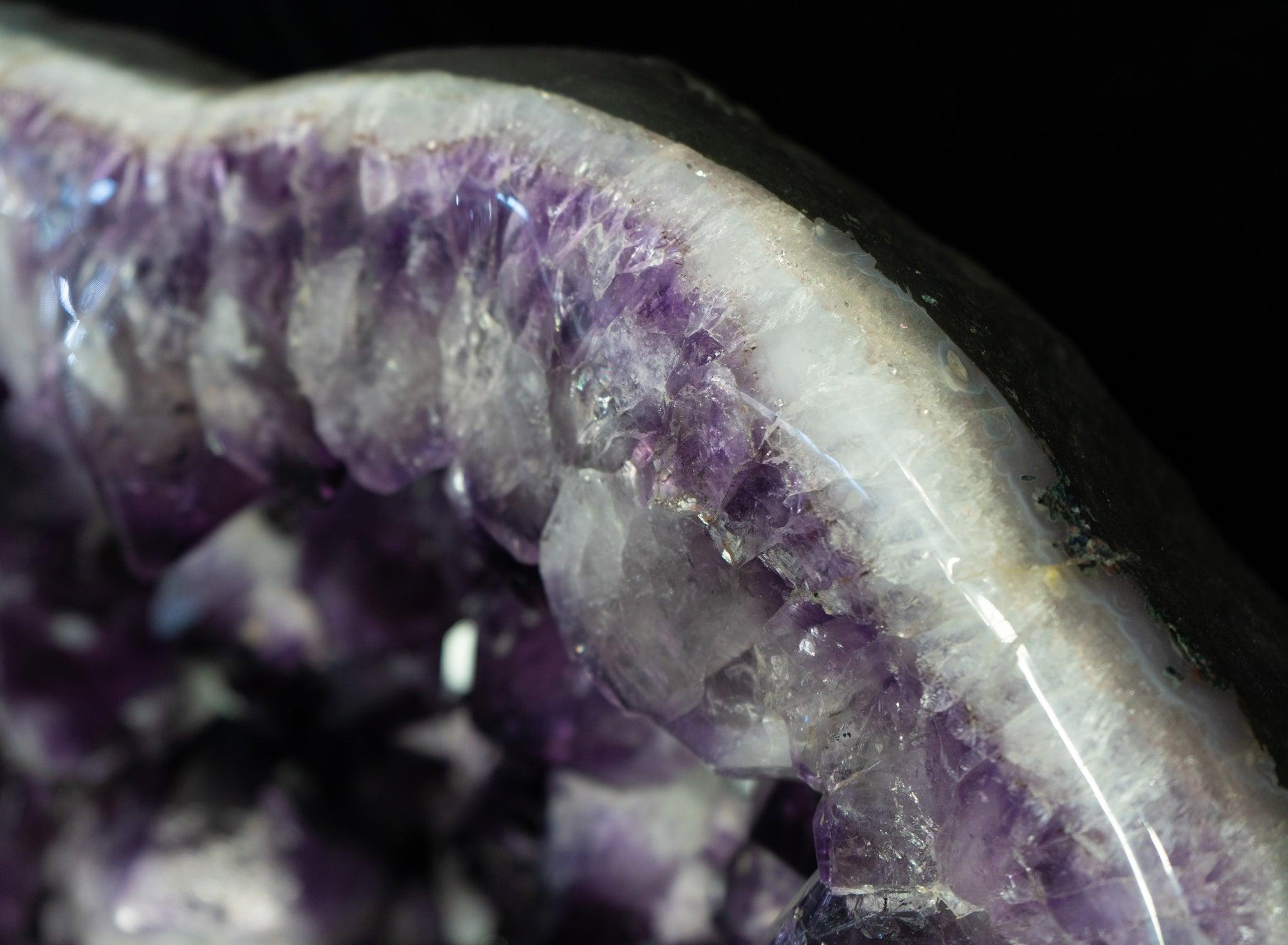 Other Big Point Tabletop Amethyst Geode For Sale