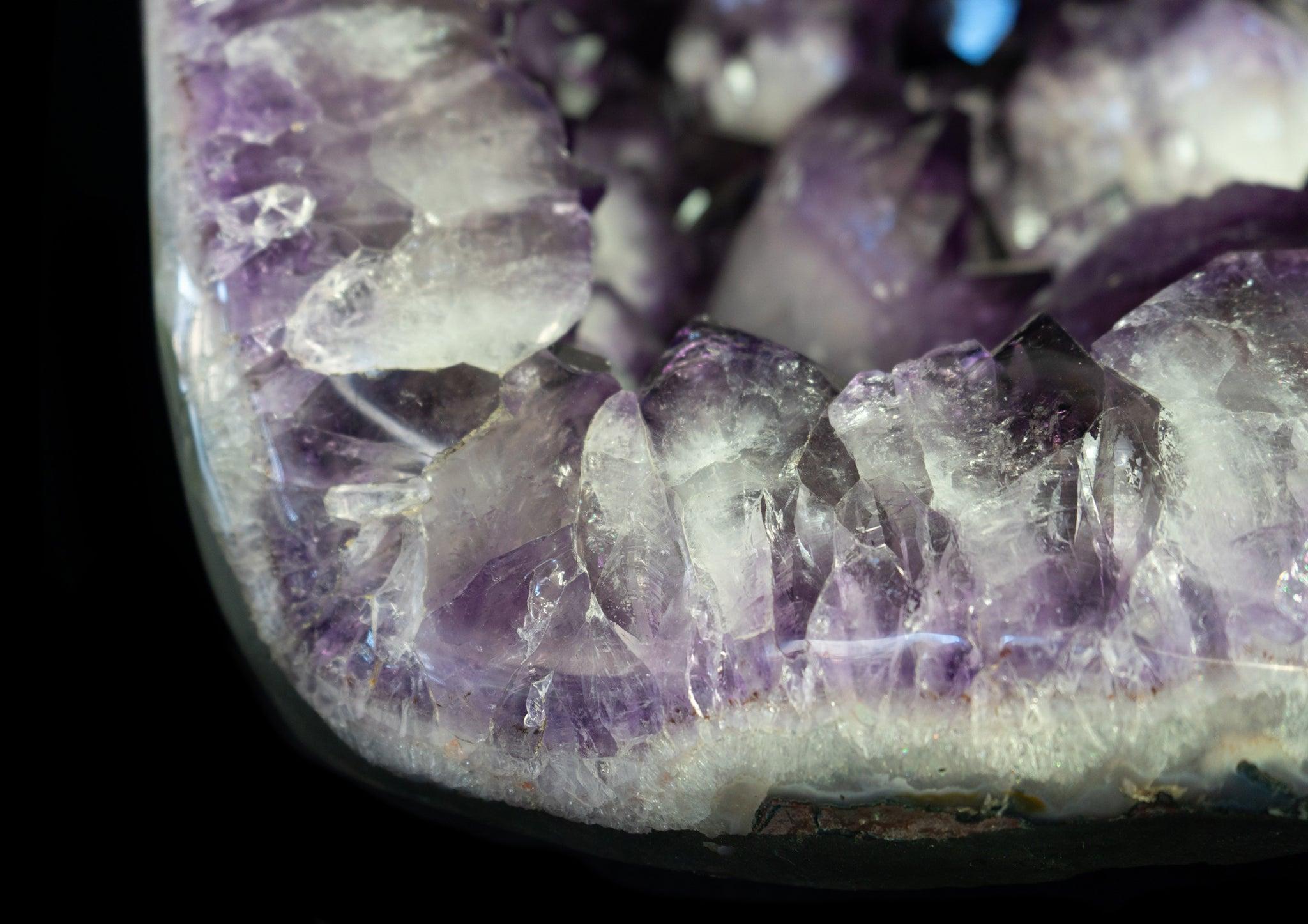 Other Big Point Tabletop Amethyst Geode For Sale