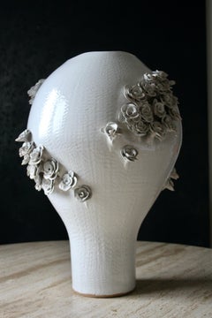 Big porcelain flowers vase