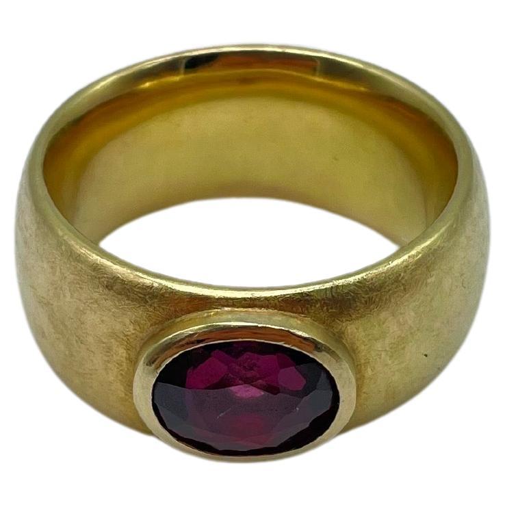 Big powerful men ring with amethyst For Sale 1