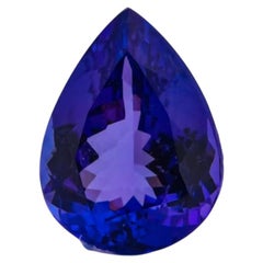 Big Rare 8.21ct Natural Loose Tanzanite Blue Gemstone AAAA Pear Shape 14X11