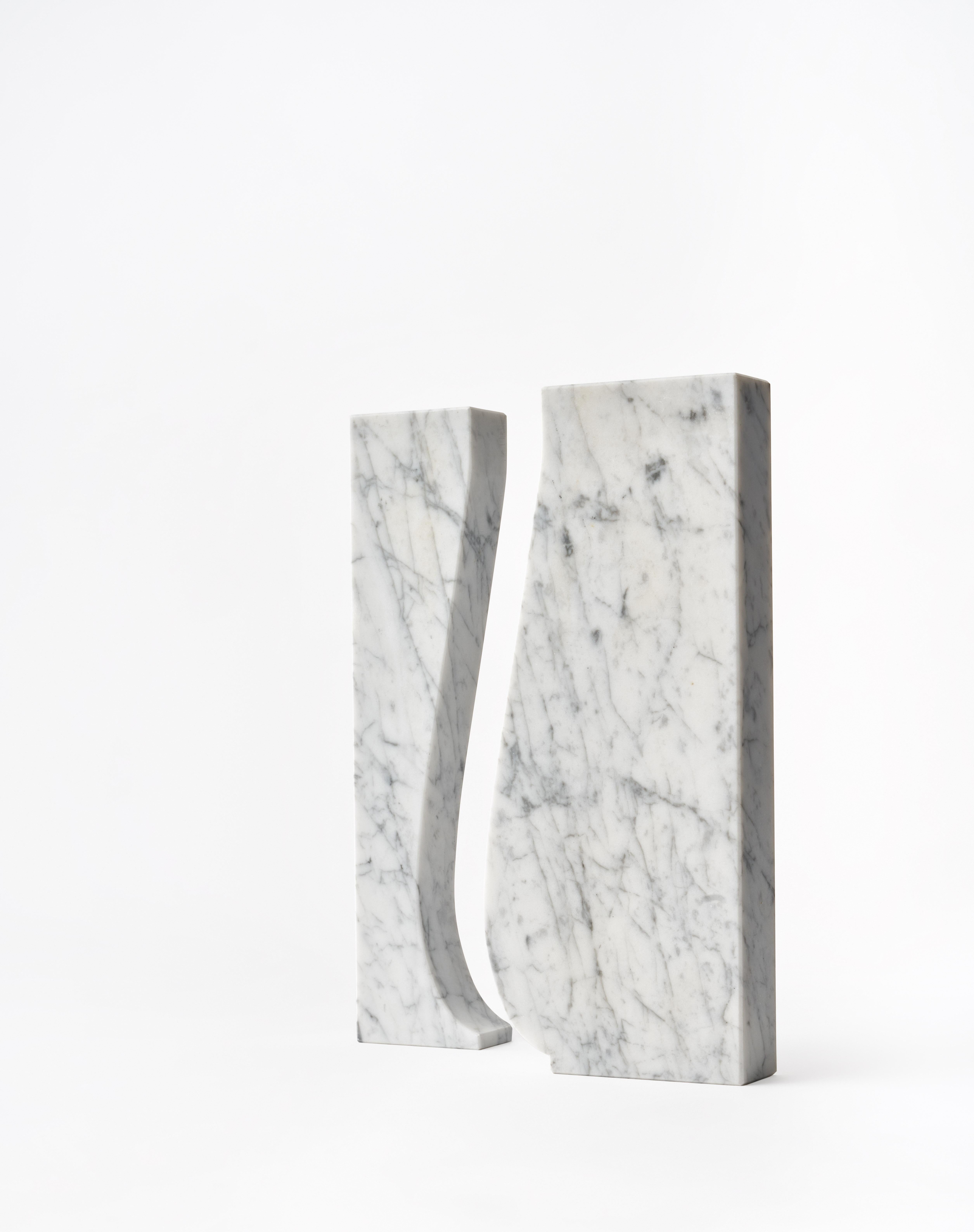 Contemporary Big Recisi Marble Vase, Moreno Ratti For Sale