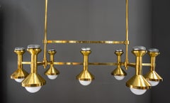 Big Rectangular Chandelier, Vienna, 1960s