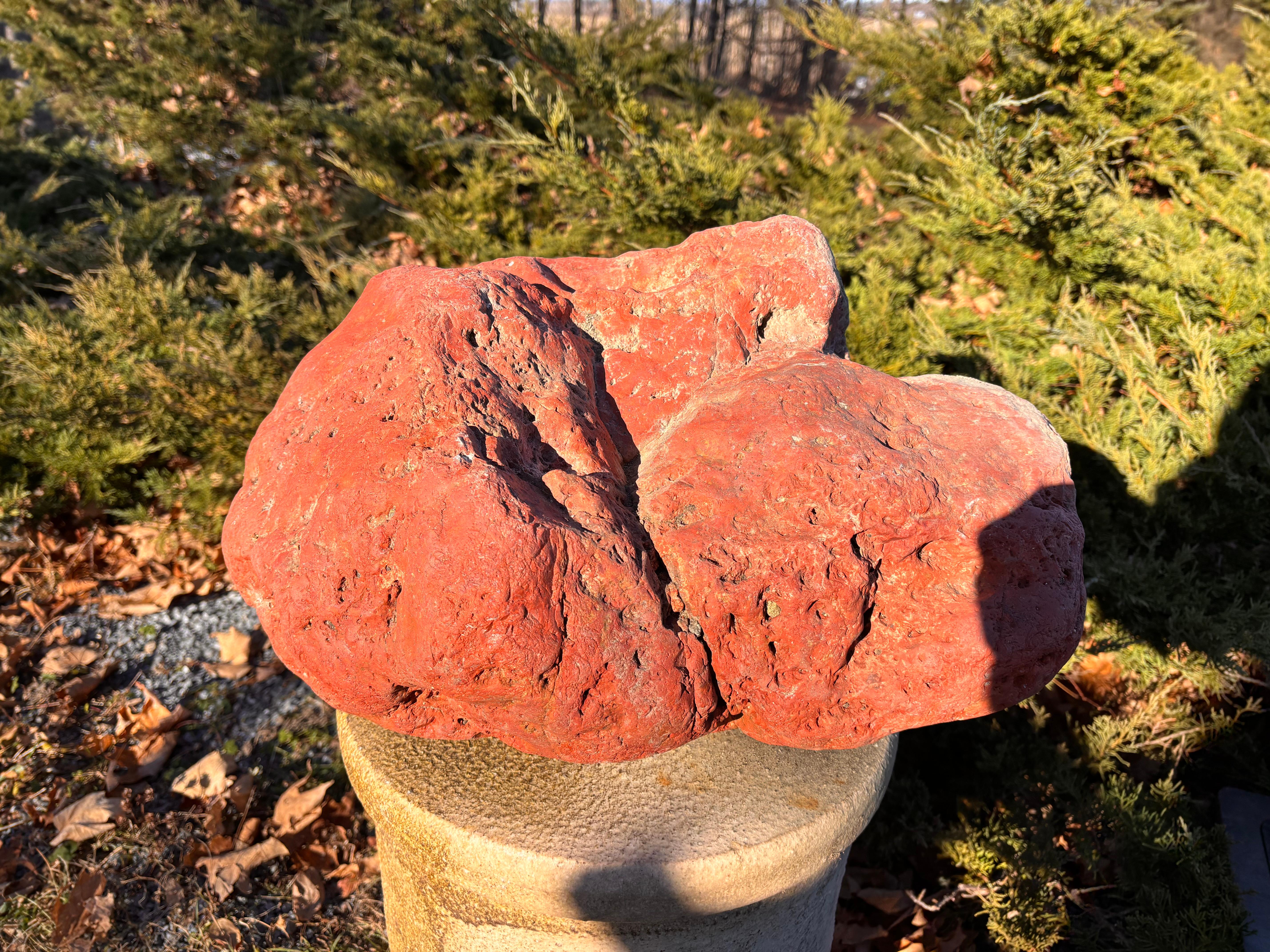 Big Red Natural Mountain Scholar Garden Stone Beauty #2 in vendita 4