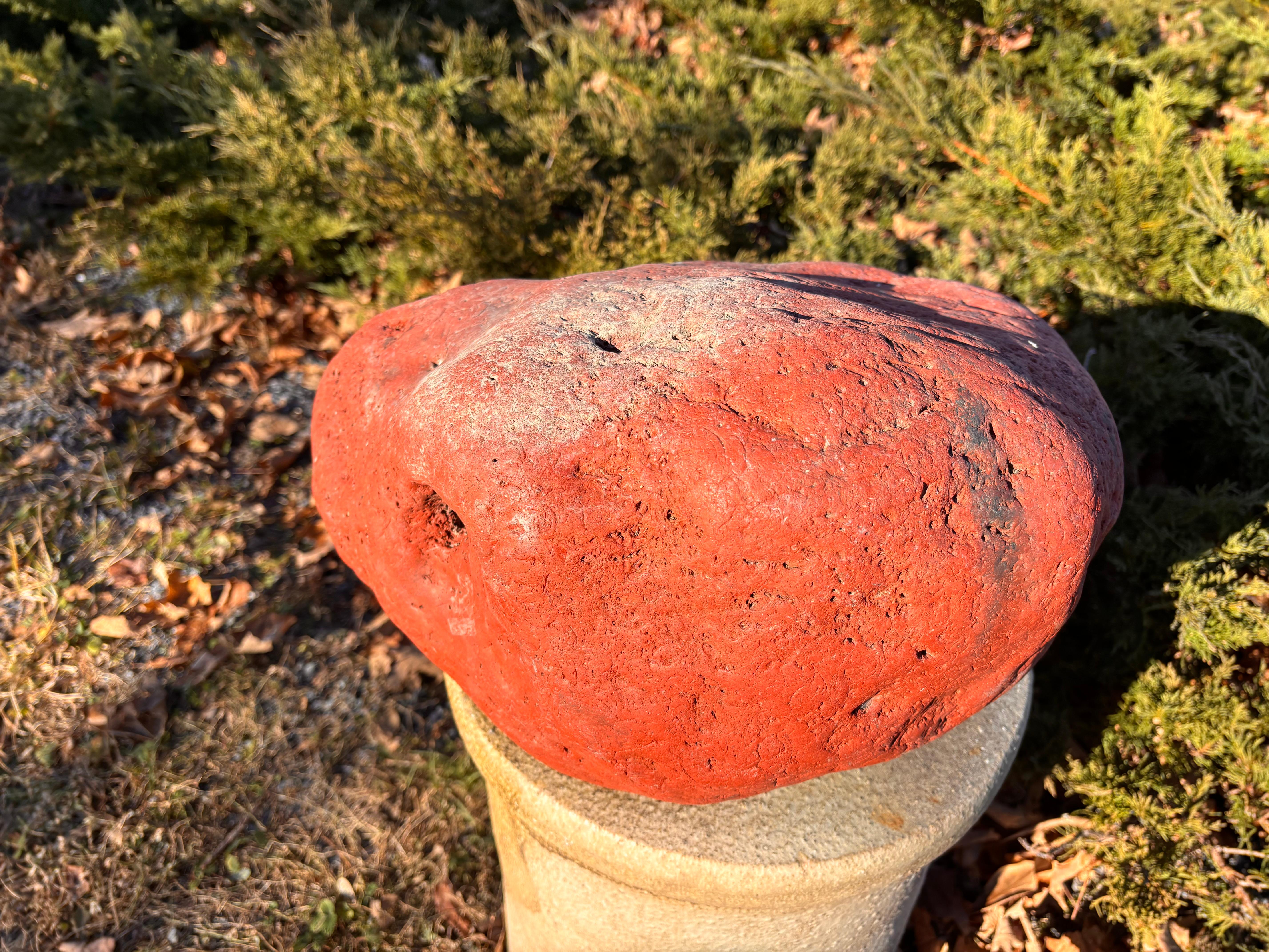 Indonesiano Big Red Natural Mountain Scholar Garden Stone Beauty #2 in vendita