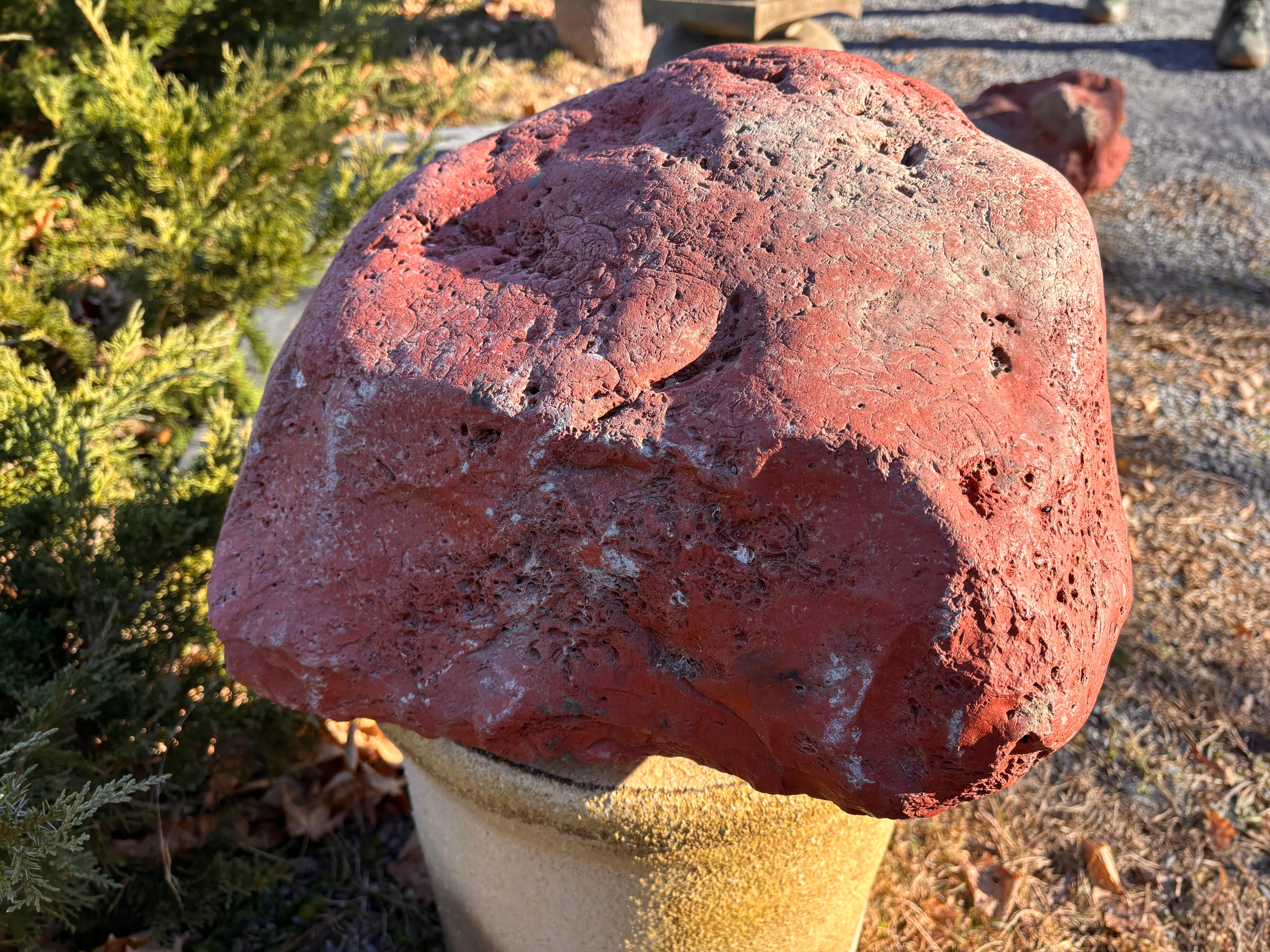 Big Red Natural Mountain Scholar Garden Stone Beauty #2 In condizioni buone in vendita a South Burlington, VT