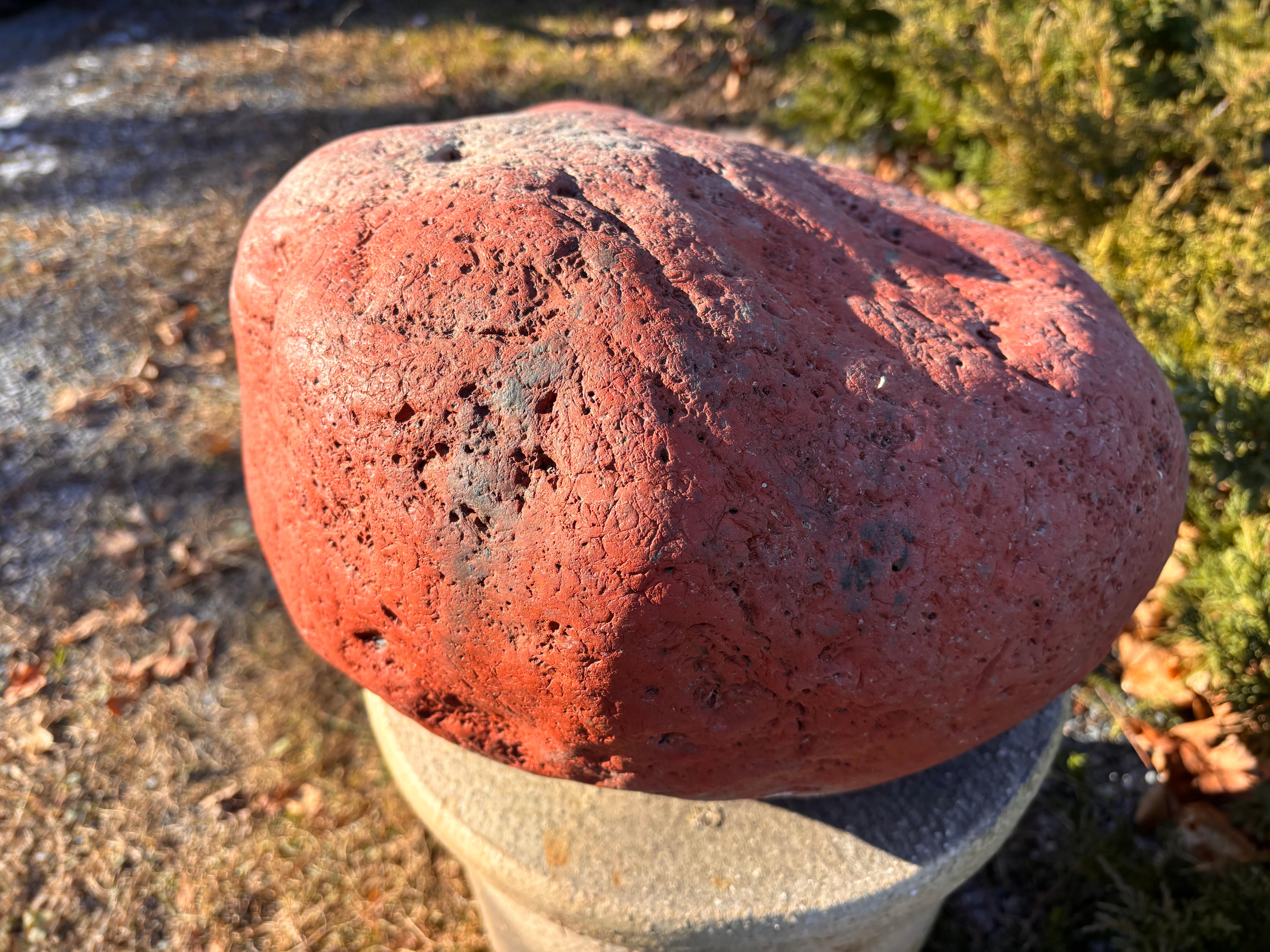 Big Red Natural Mountain Scholar Garden Stone Beauty #2 in vendita 3