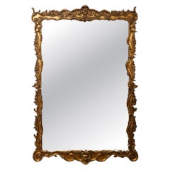 Big Regency Gilt Mirror 7 ft 218 CM Revival Mantle