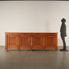 Big Restoration Cupboard Cherry, France, 19th Century