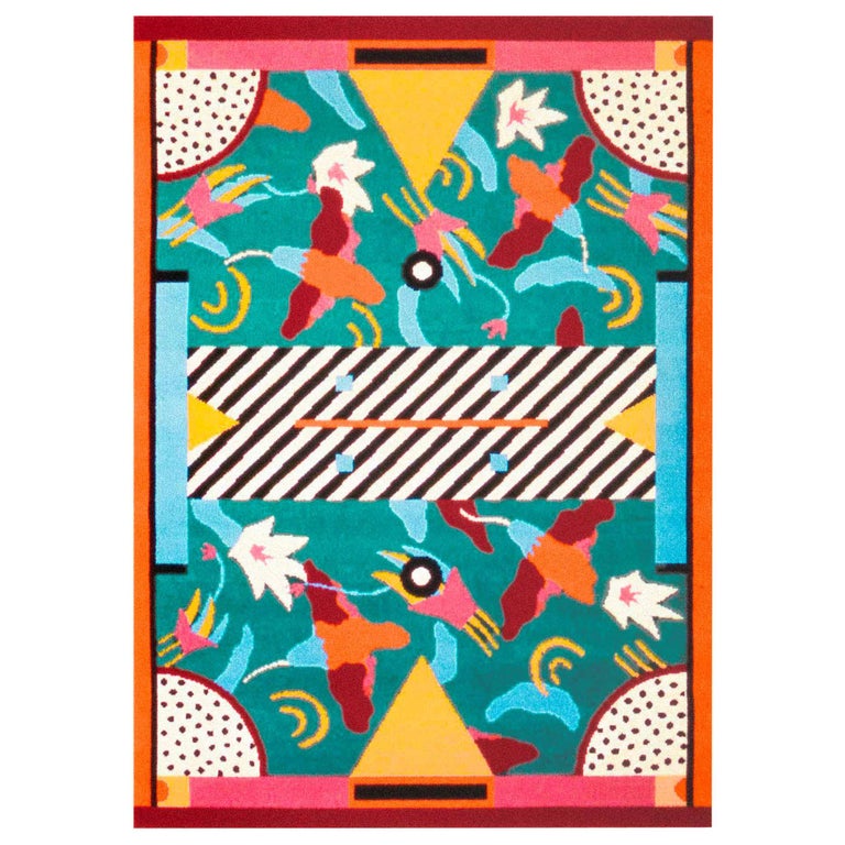 Nathalie Du Pasquier Riviera carpet, designed 1983, new