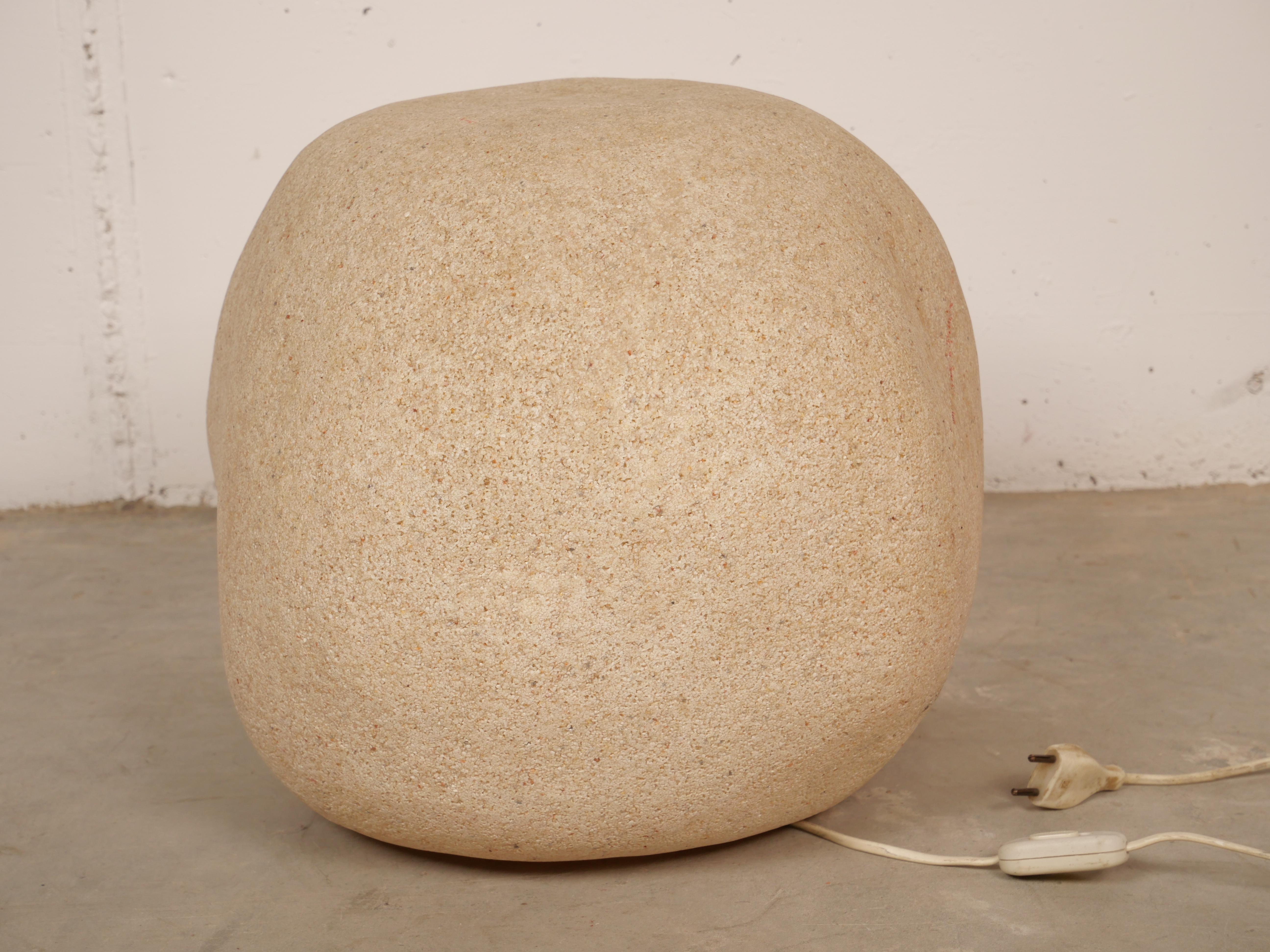 Resin Big Rock Lamp 