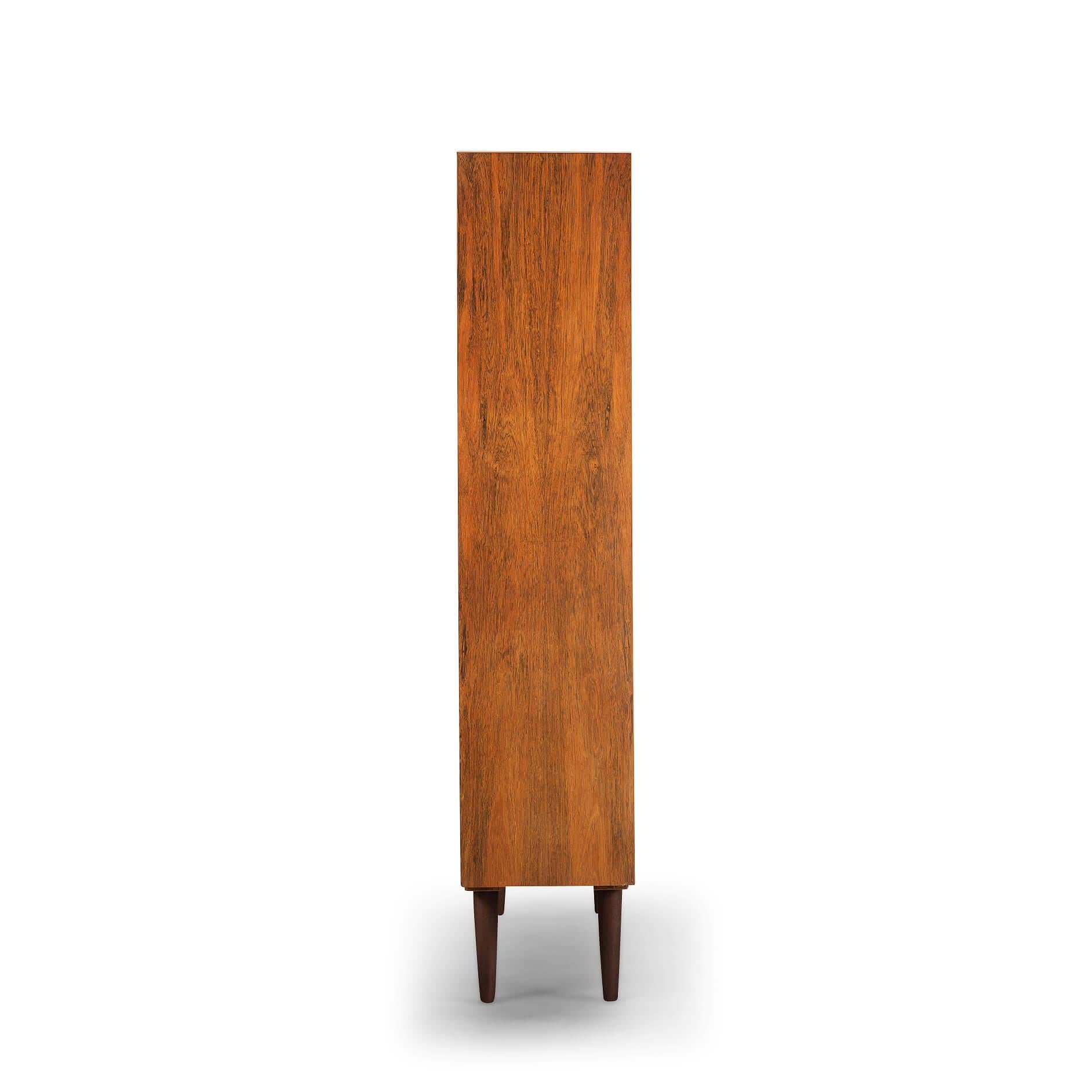 Mid-Century Modern Big Rosewood Bookcase by Carlo Jensen for Hundevad & Co, 1960s