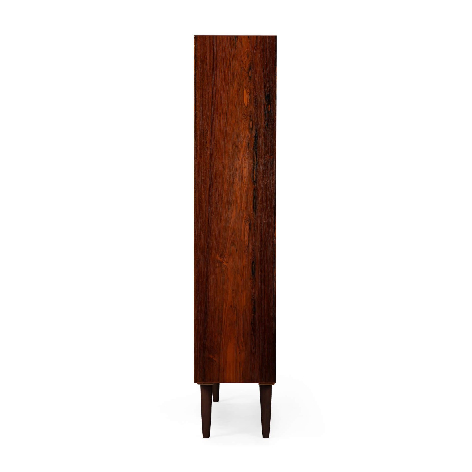 Mid-Century Modern Big Rosewood Bookcase by Carlo Jensen for Hundevad & Co, 1960s