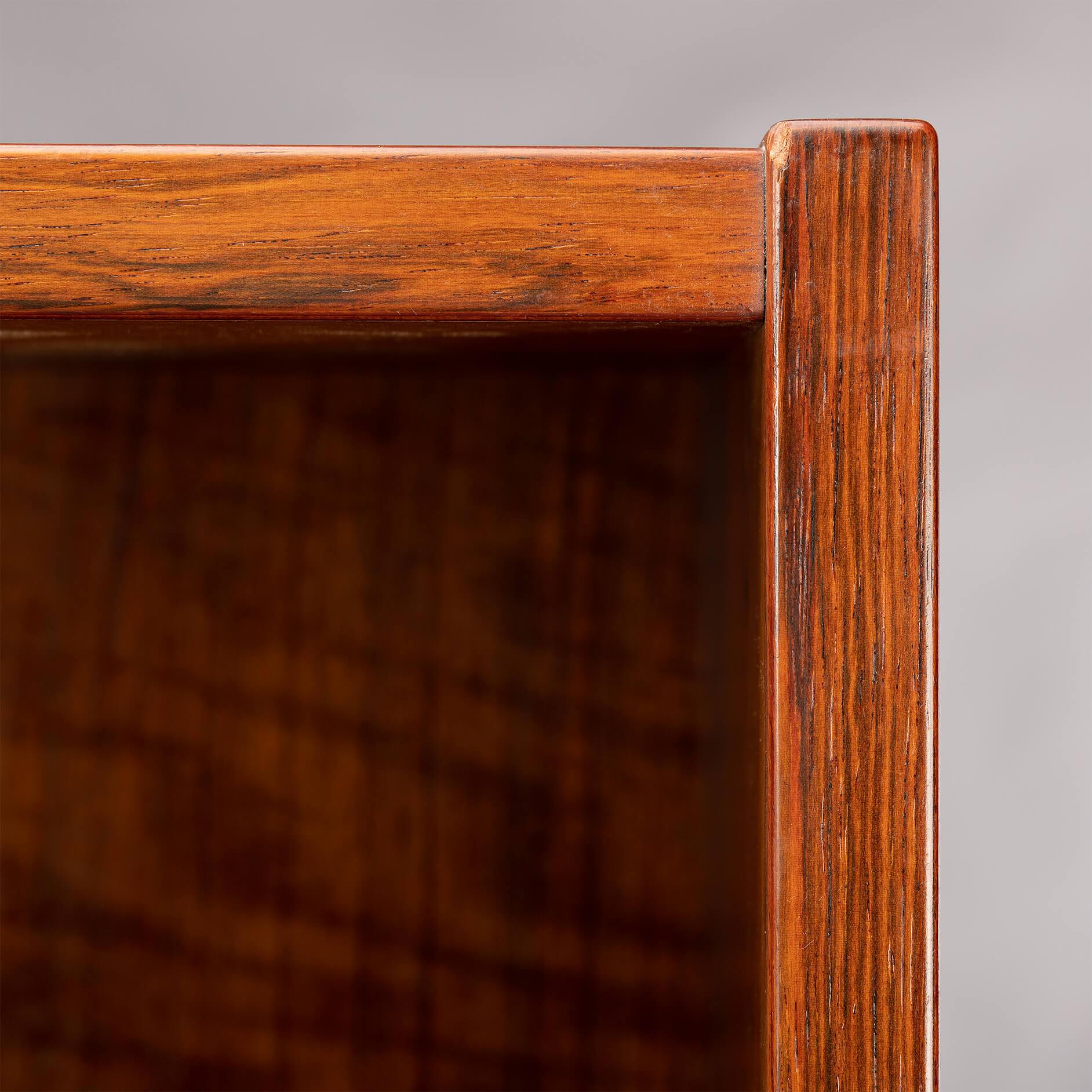 Mid-20th Century Big Rosewood Bookcase by Carlo Jensen for Hundevad & Co, 1960s