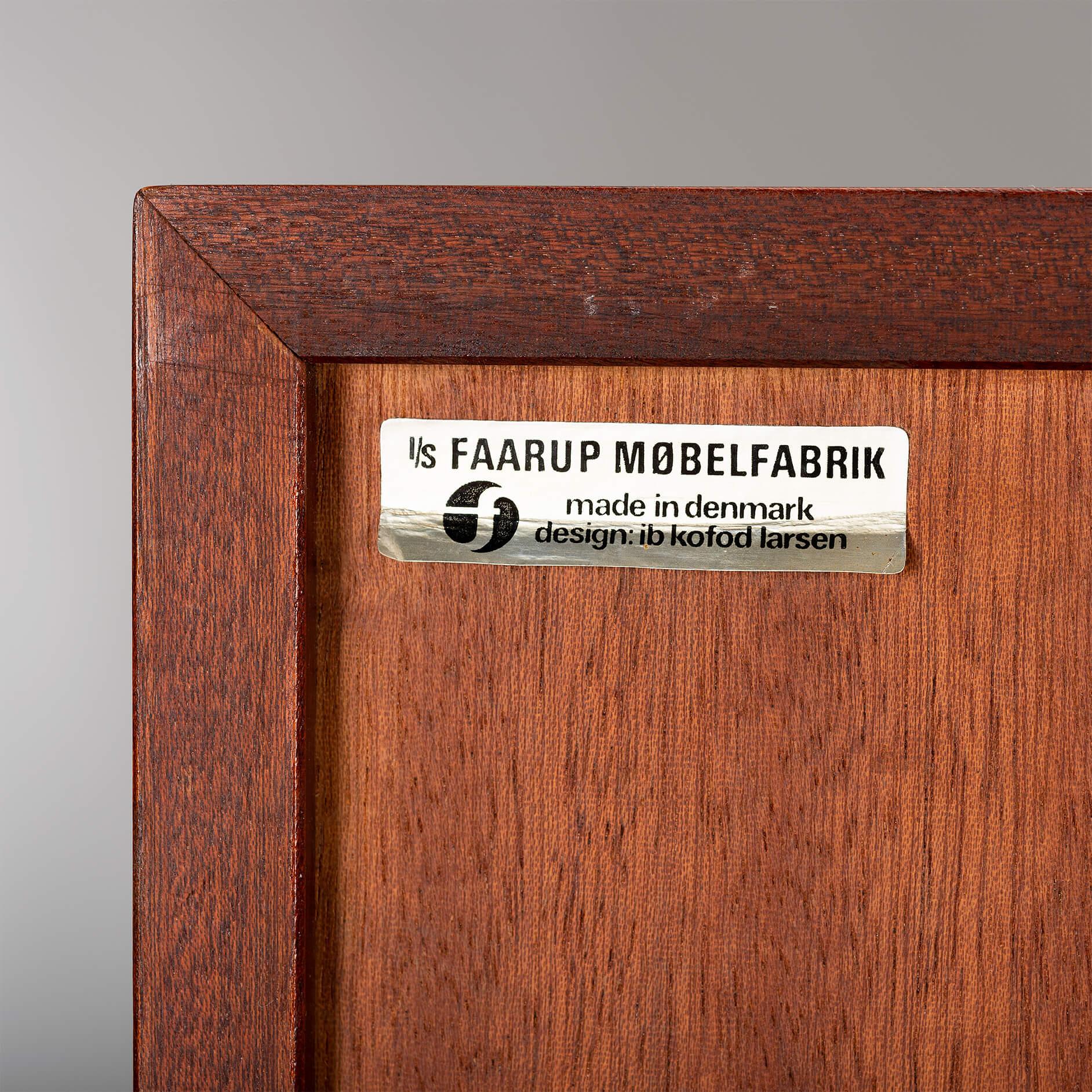 Big Rosewood Bookcase by IB Kofod Larsen for Faarup Mobelfabrik, 1960s In Good Condition In Elshout, NL