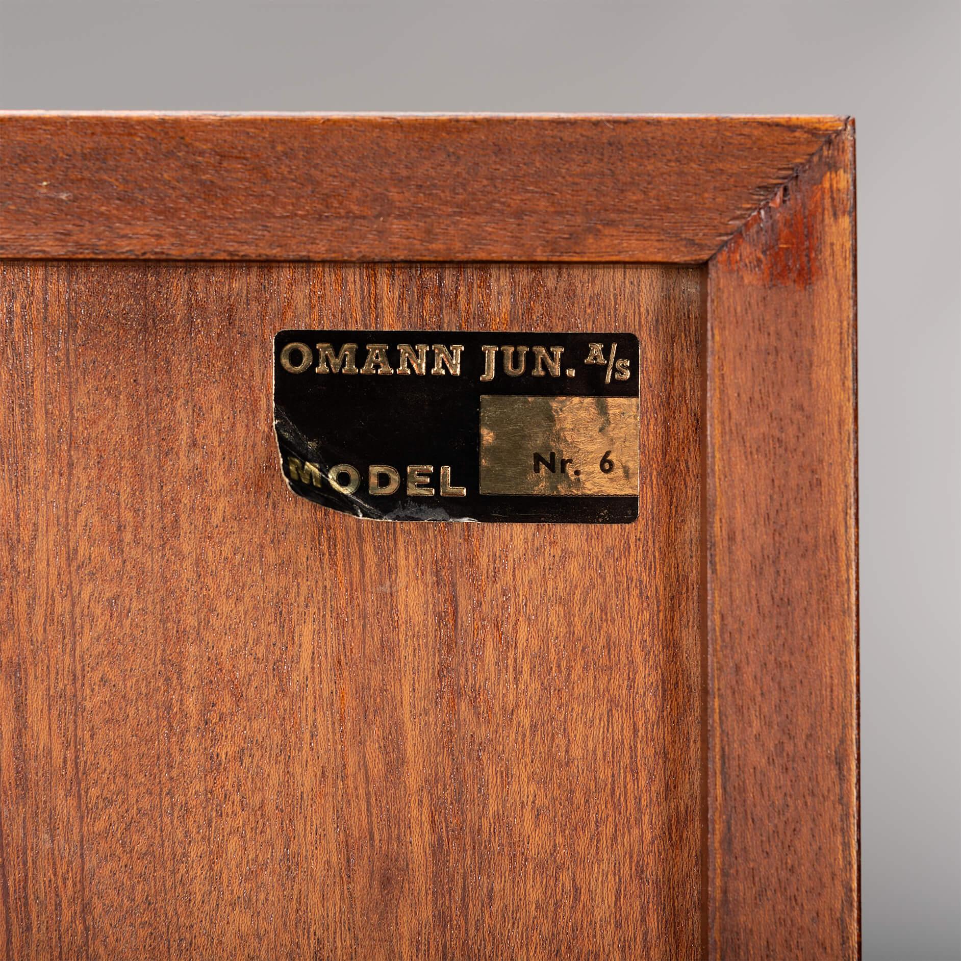 Big Rosewood Bookcase Model No. 6 by Gunni Omann for Omann Jun A/S, 1960s 2