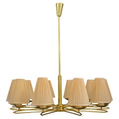 Retro Big Rupert nikoll chandelier 10 arms vienna around 1960s