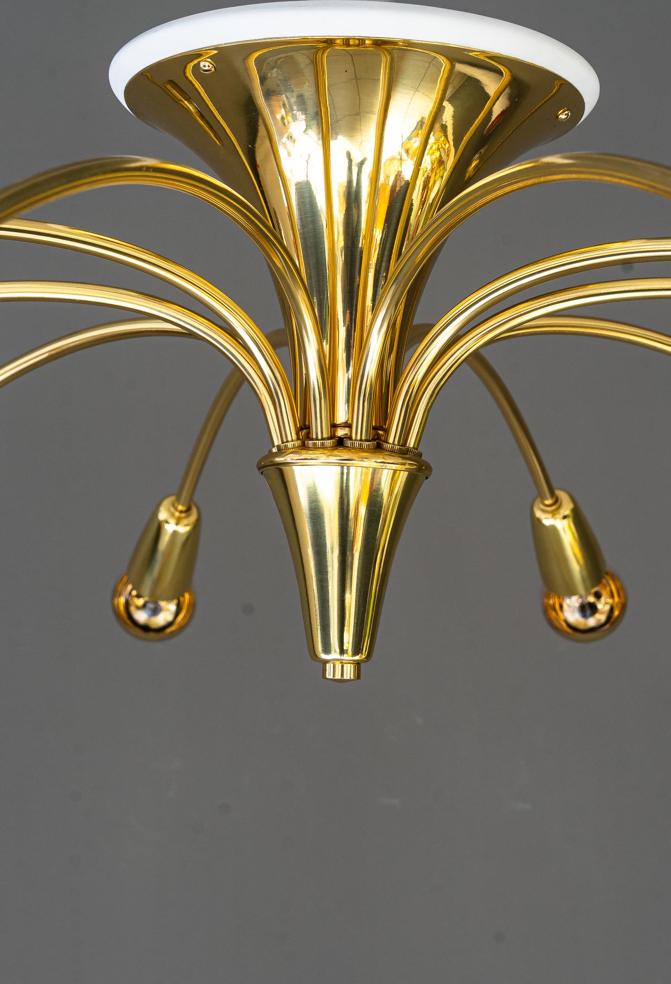Laccato Sputnik Rupert Nikoll con 10 braccia vienna 1950 circa in vendita