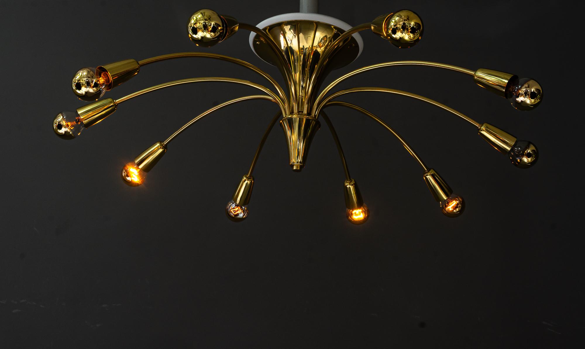 Ottone Sputnik Rupert Nikoll con 10 braccia vienna 1950 circa in vendita