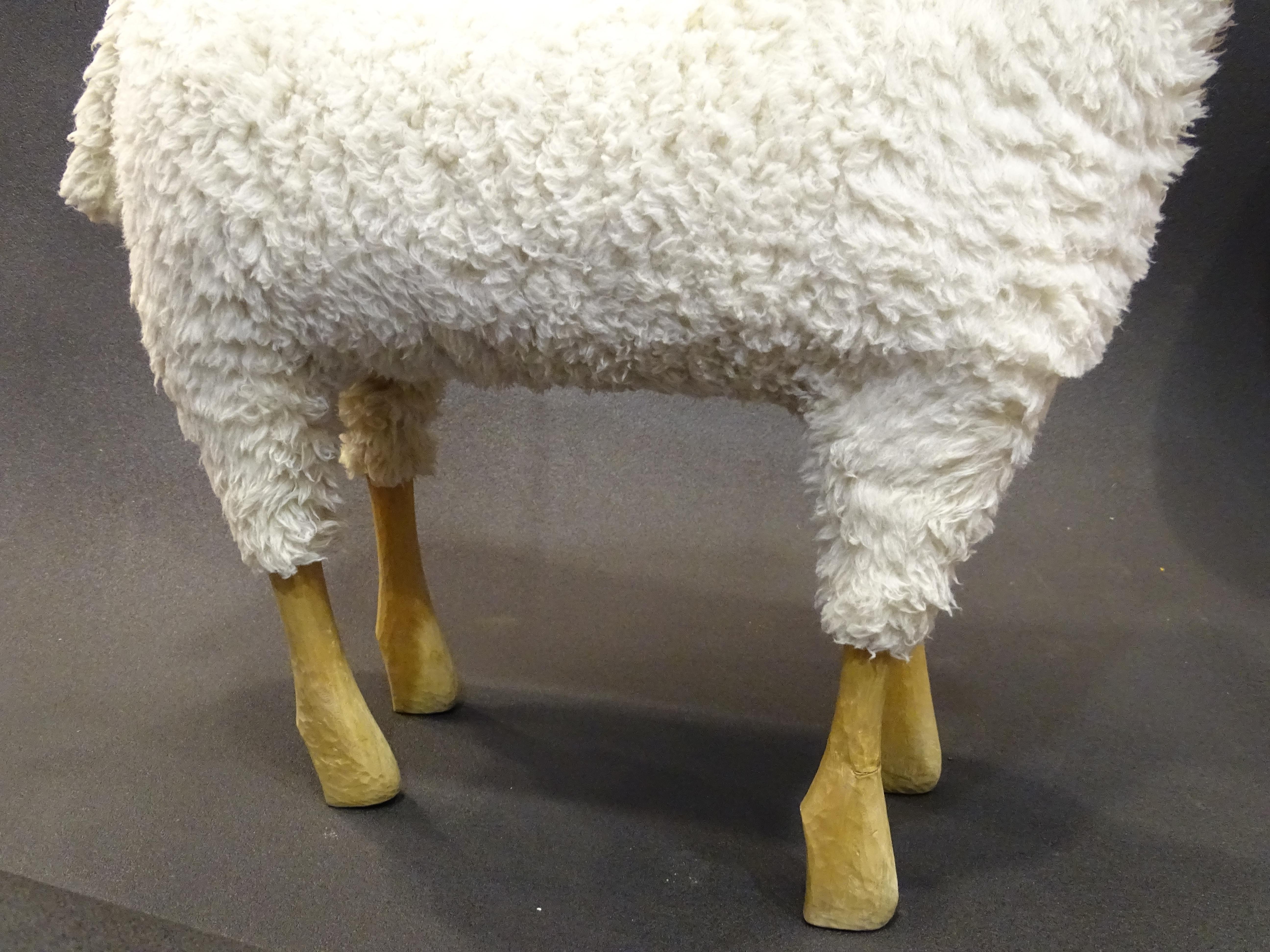Big Sheep Stool by Hamms-Peter Krafft, 80s 3