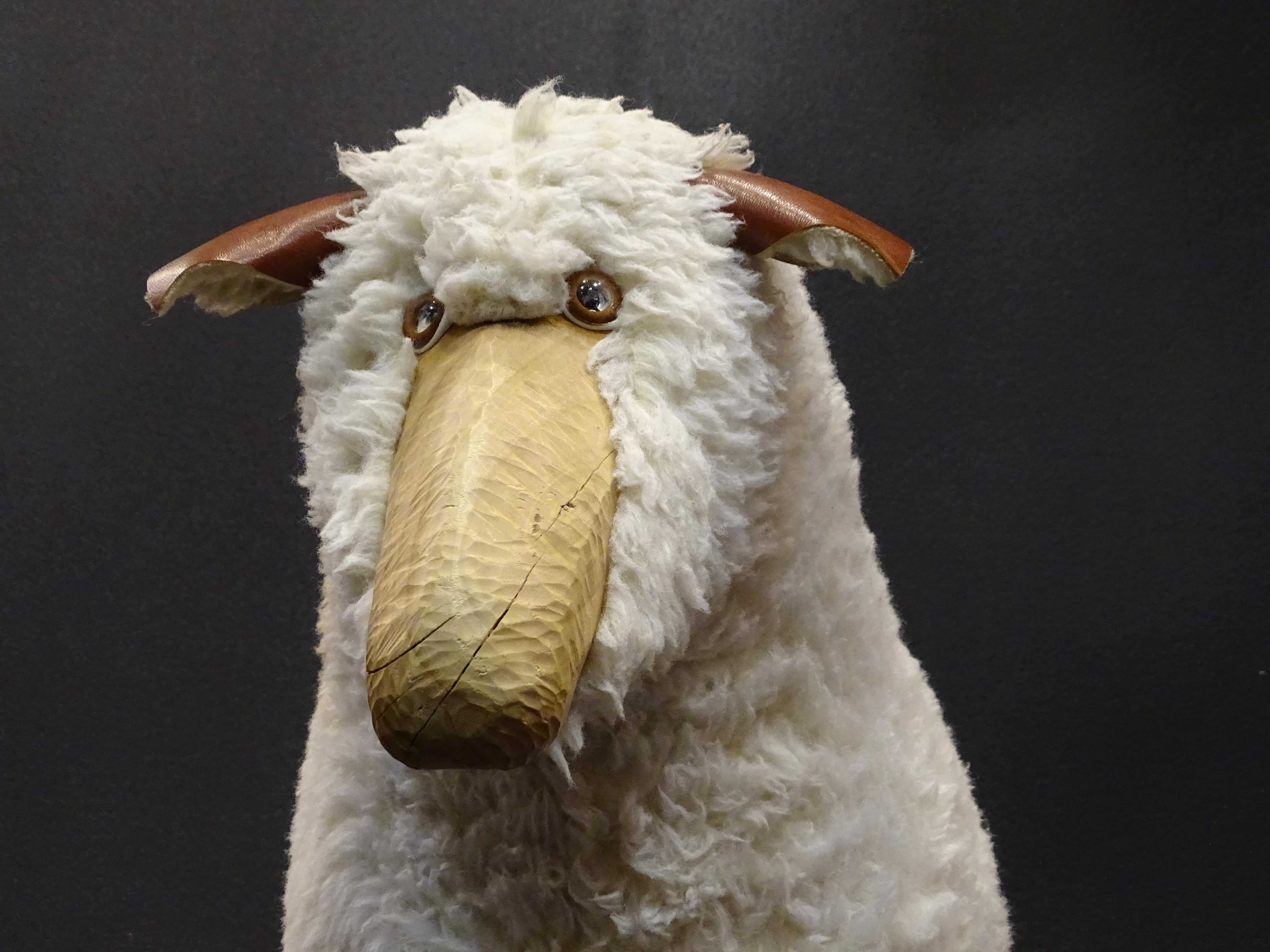 Großer Schafshocker von Hamms-Peter Krafft, 80er-Jahre 7
