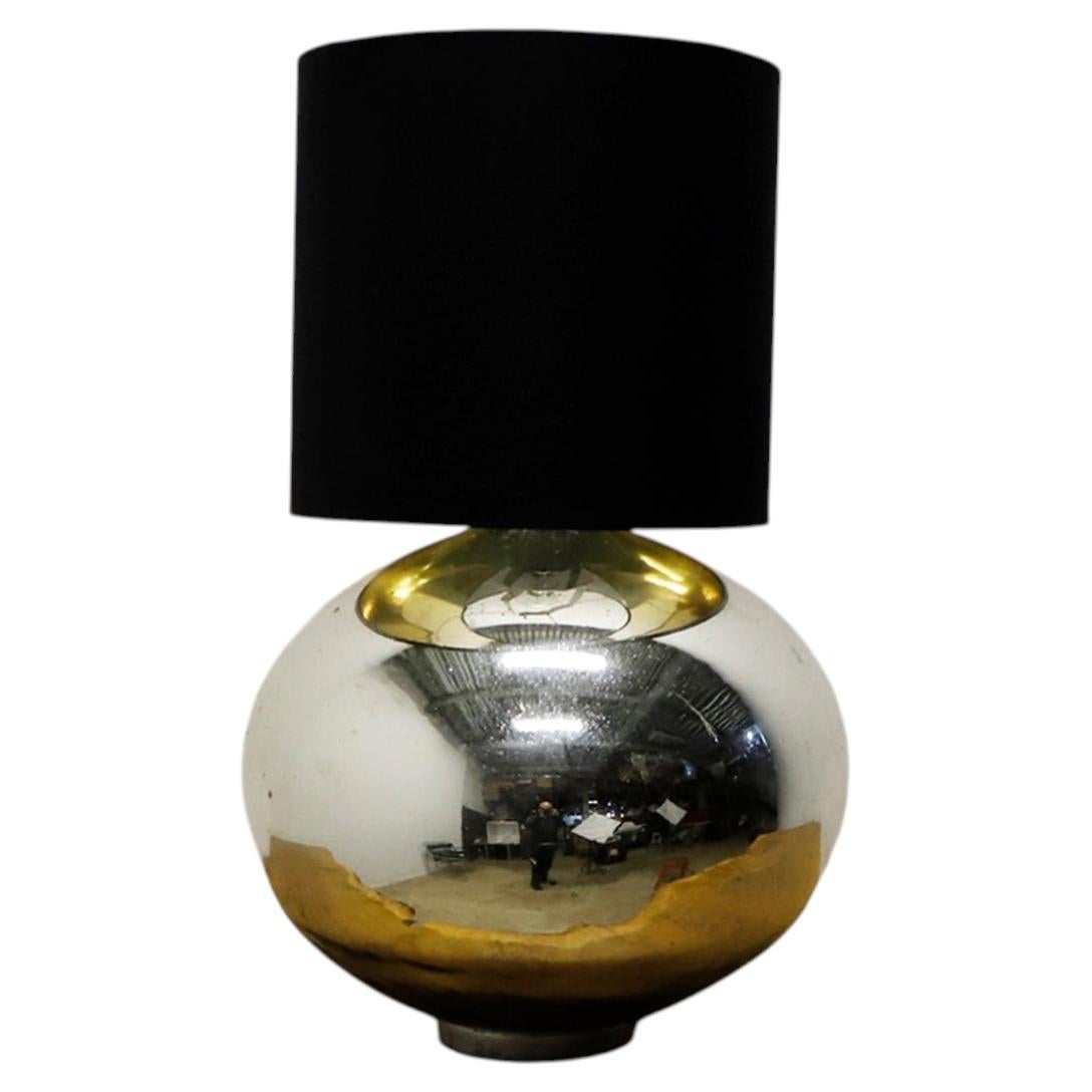 Big Size Mexican Modernism Mercury Glass Table Lamp For Sale