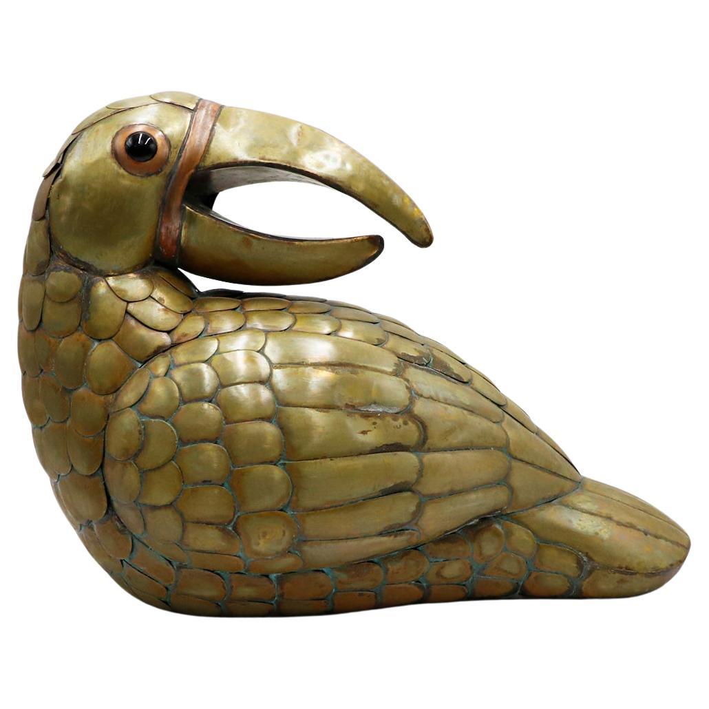 Big Size Mexican Sculpture of Toucan