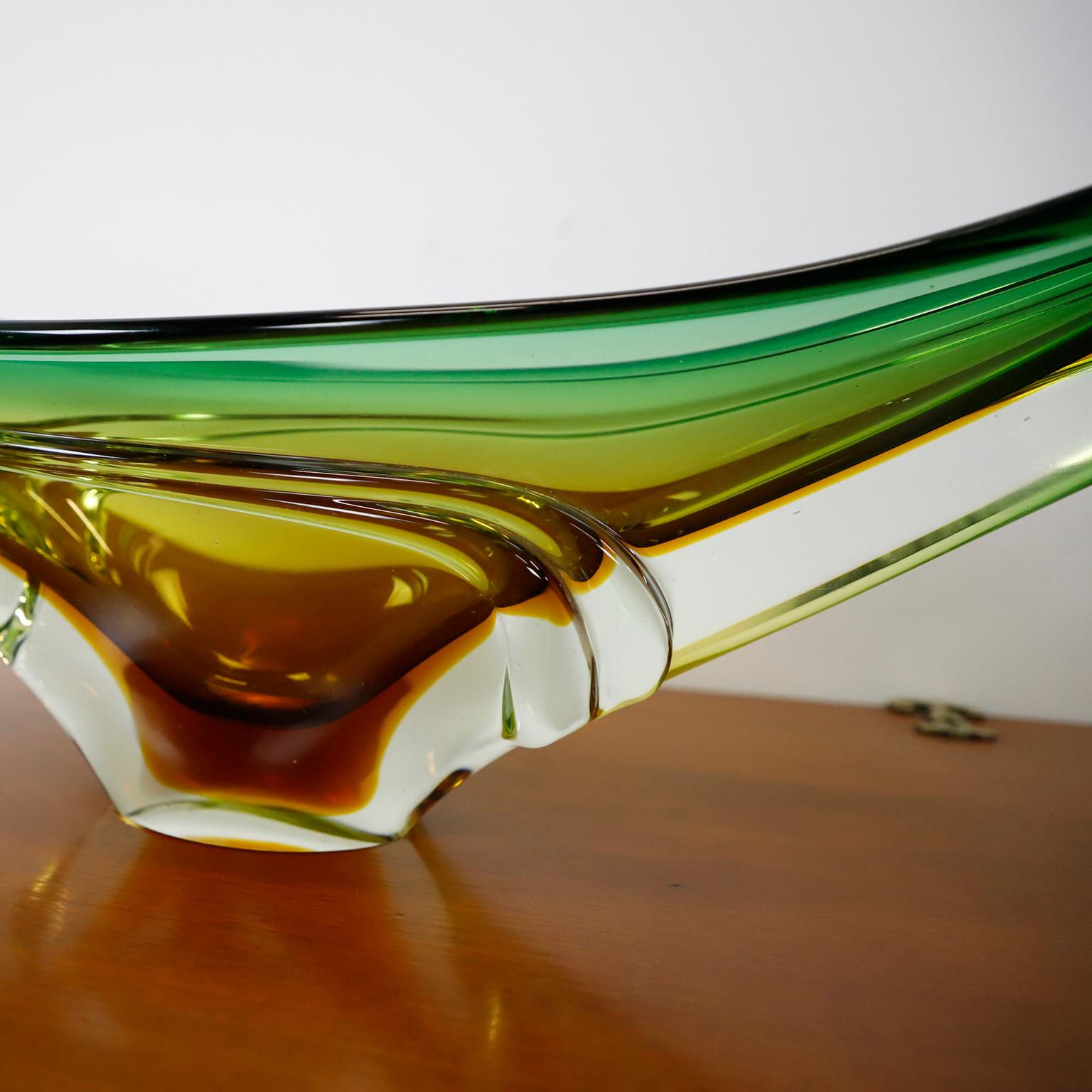 Big Size Midcentury Murano Glas Centerpiece (Italienisch) im Angebot