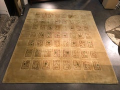 Alfombra Gran Tamaño Art Decó Firmada A.Leleu
