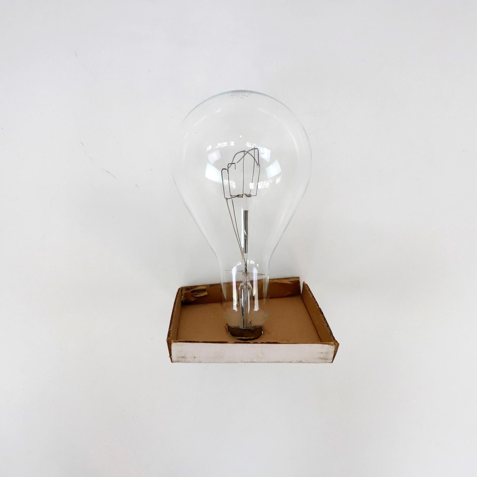 Circa 1950. We offer this big size Westinghouse bulb.