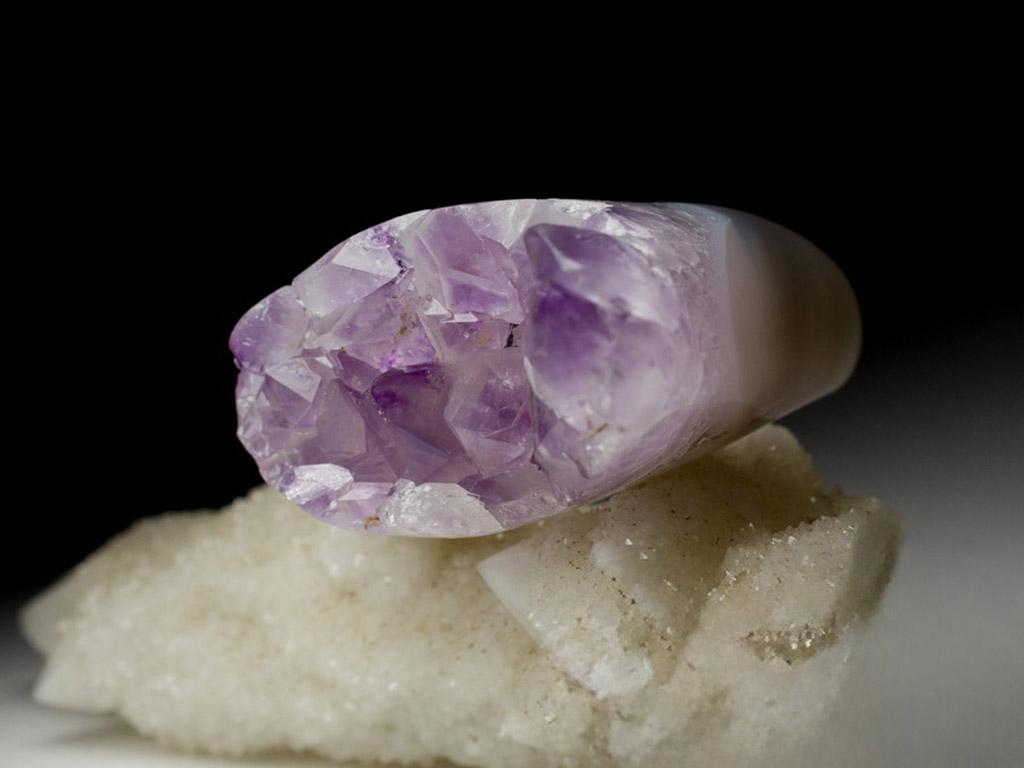 Big Solid Amethyst Ring Raw Crystals Lilac Light Purple Orchid Flower big ring For Sale 6