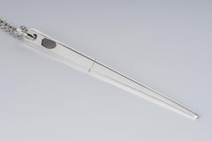 Big Spike Necklace (0.4 CT, Diamond Slab, PA+DIA)