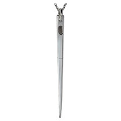 Big Spike Necklace (0.4 CT, Diamond Slab, PA+DIA)