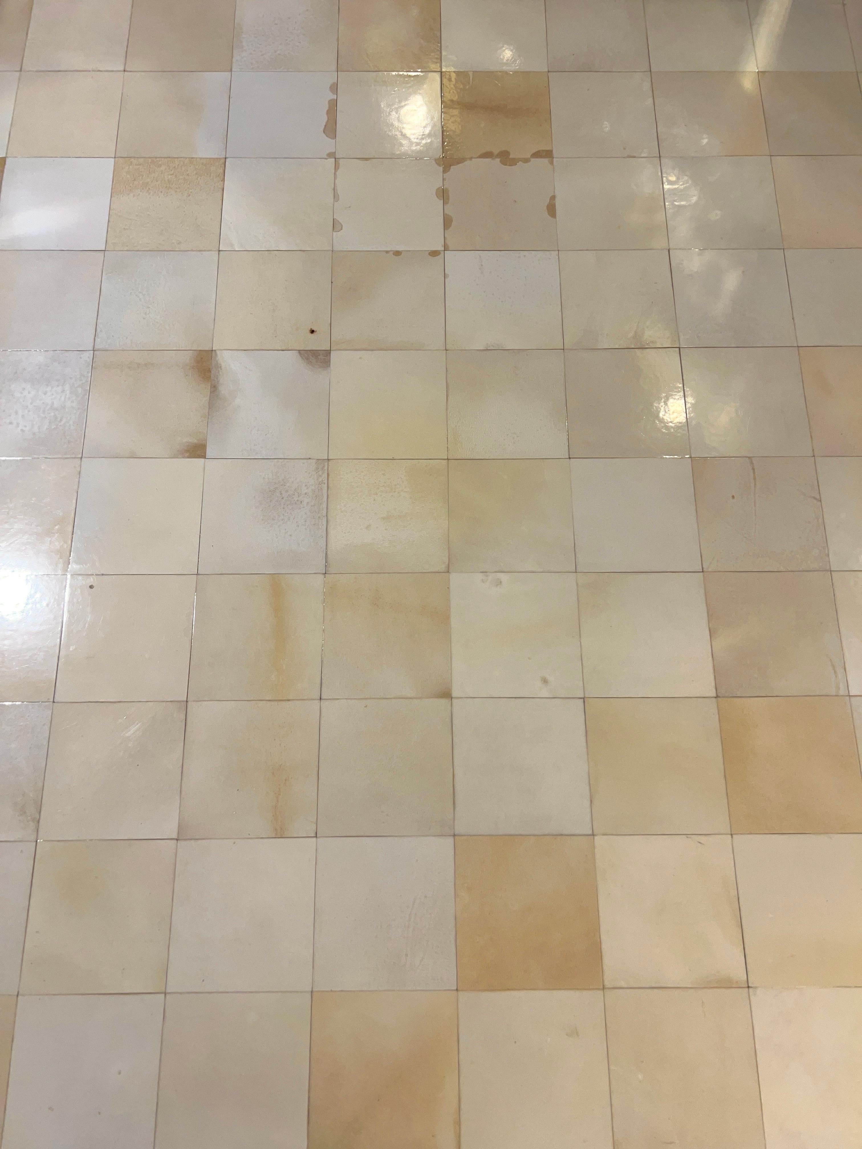 Big Square Vintage Parchment Paper Coffee Table 1980 en vente 2