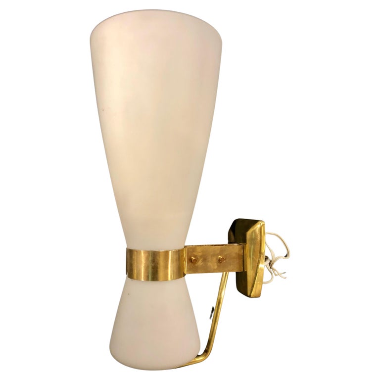 Jean Royere Rarest Sconce Model "Pointe Messery" in Genuine Condition For  Sale at 1stDibs
