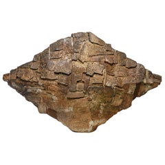 Grande sculpture en grès attribuée à Bonhert- Schlichenmaier, La Borne, 1970