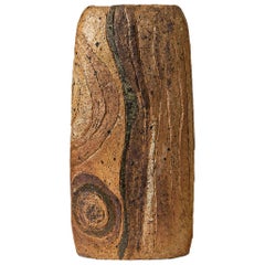 Grand vase en grès de Hildegund Schlichenmaier:: La Borne:: vers 1960-1970