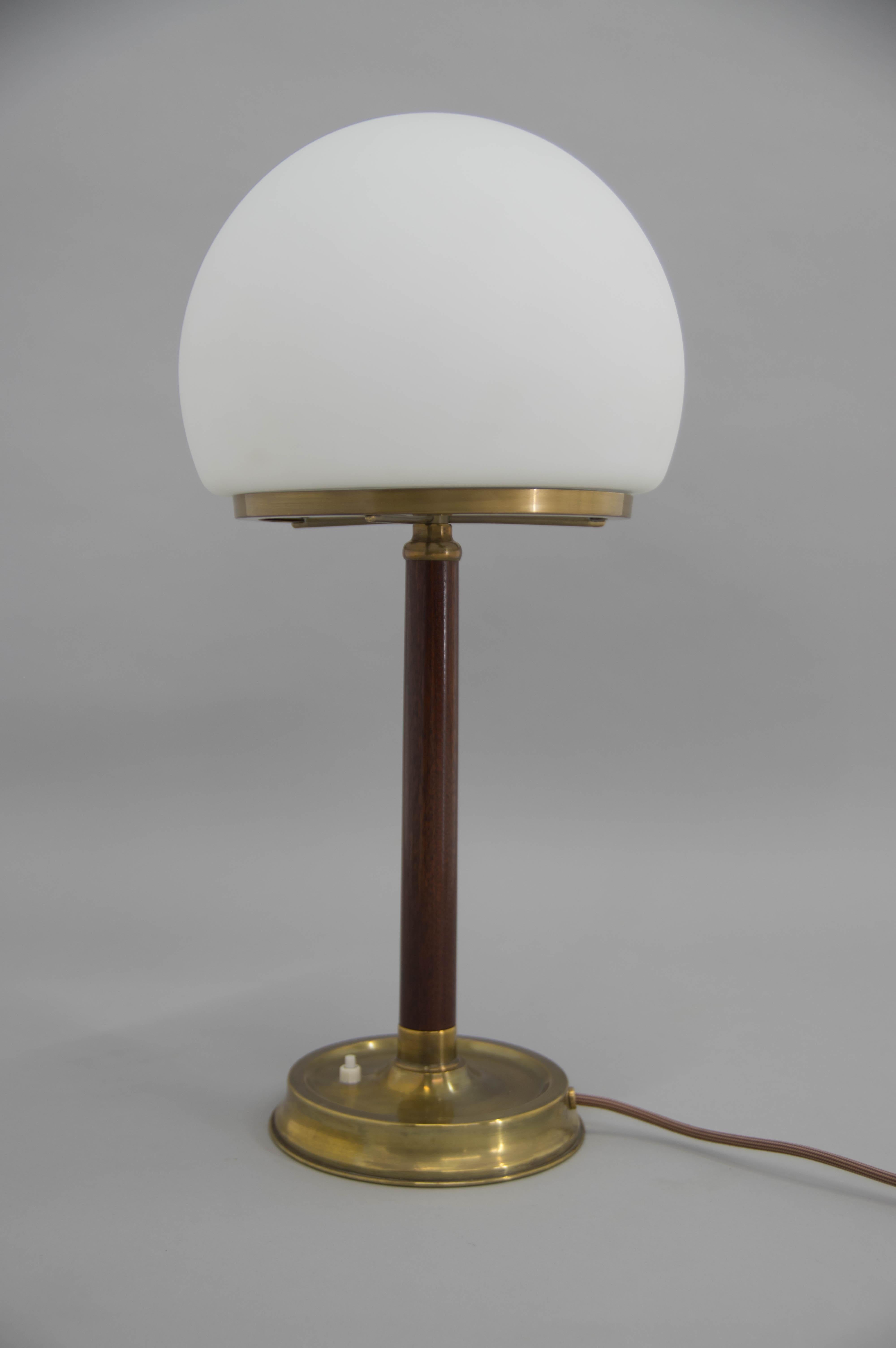 Big Table Lamp by Franta Anyz and Adolf Loos, 1920s In Good Condition In Praha, CZ